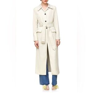 Avec Les Filles Anthropologie NWT Maxi Trench Coat for Spring S